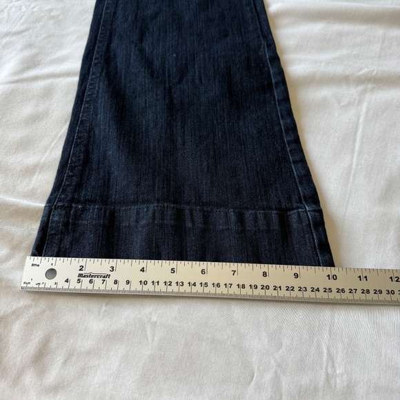 G:21 Women's Fit & Flare Dark Wash Blue Jeans Size 13 Flare Leg Low Rise Y2K - Picture 13 of 14